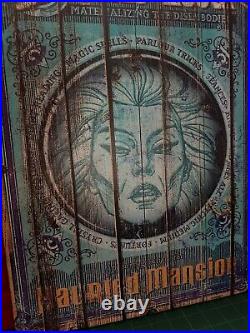 Disney Parks Haunted Mansion Attraction Madame Leota 14 x 20 Wooden Sign