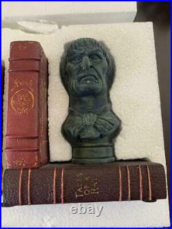 Disney Parks Haunted Mansion Bookends Limited Release Library Busts Resin New