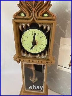 Disney Parks Haunted Mansion Glowing Grandfather Clock 13 Hour 50th Anniversary