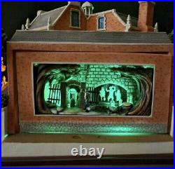 Disney Parks Haunted Mansion Miniature with 3 Scenes Figurine Olszewski Lights Up