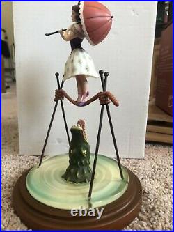 Disney Parks Haunted Mansion Tightrope Ballet Girl Stretch Figure Statue
