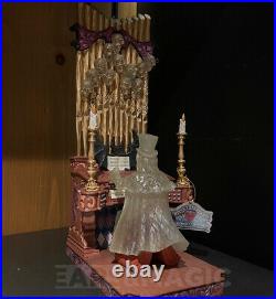 Disney Parks Jim Shore Haunted Mansion Ghost Organ Player 2 Glow Dark Figurine