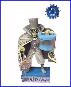 Disney Parks Jim Shore The Haunted Mansion Hatbox Ghosts Figure GITD NEW in BOX