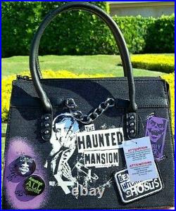 Disney Parks Loungefly 2021 The Haunted Mansion Hitchhiking Ghosts Purse Bag NWT