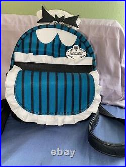 Disney Parks Loungefly Mini Haunted Mansion Ghost Host Maid Backpack Disneyland