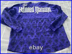Disney Parks Spirit Jersey The Haunted Mansion Ghost Host Purple Size L