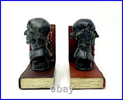Disney Parks The Haunted Mansion Authentic Bust Bookends NEW IN BOX
