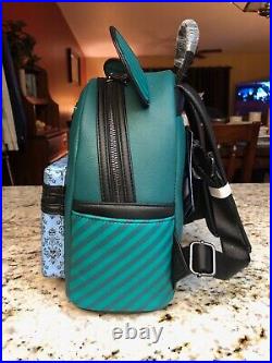 Disney Parks The Haunted Mansion Loungefly Mini Backpack Main Attraction 50th