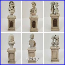 Disney Parks The Haunted Mansion Pillar Bust Set Dread Family NEW UNOPENED BOX