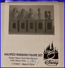 Disney Parks The Haunted Mansion Pillar Bust Set Dread Family NEW UNOPENED BOX
