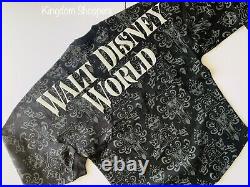 Disney Parks WDW World Haunted Mansion Wallpaper Glow Dark Spirit Jersey Size S