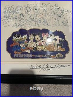 Disney Pin Lot Frame Set WDW Search For Imagination Family LE 50 Mickey Scrooge