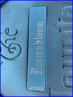 Disney The Haunted Mansion Emblem gate Plaque With Nameplate