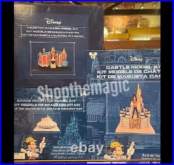 Disney WDW Haunted Mansion-Space Mountain-Cinderellas Castle Model Kit BUNDLE 3