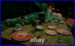 Disney World Haunted Mansion Attraction Ballroom Scene Dishes! Hidden Mickey
