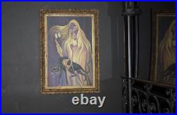 Disney World Opera Glasses Lady Haunted Mansion Sinister 11 Giclee 50th Rare'71