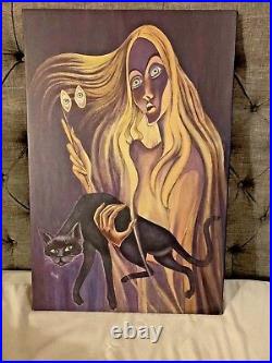 Disney World The Opera Glasses Lady 20x30 Haunted Mansion Sinister 11 Giclee