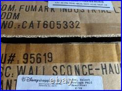 Disneyland 2 Disney Haunted Mansion Wall Sconces Ltd to 999 With Certificates