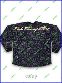 Disneyland Club 33 Exclusive Black Gold Haunted Mansion Spirit Jersey Xs