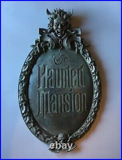 Disneyland HAUNTED MANSION 50th Anniversary Full Size Gate Sign / Plaque