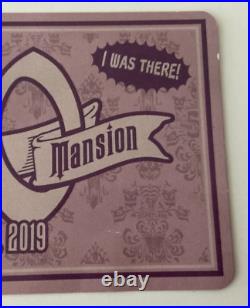 Disneyland HAUNTED MANSION 50th Fun Facts I WAS THERE RARE Collectible CARD
