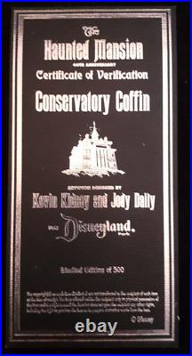 Disneyland Haunted Mansion Conservatory Coffin FigurineCOVLE 500NEW IN BOX