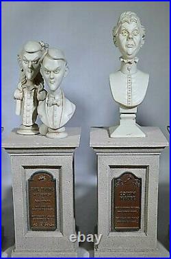 Disneys 45th Anniversary HAUNTED MANSION 5 PILLAR BUST SET Dread Family Statues