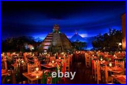 Epcot Center Mexico Pavilion Prop Aztec Decor Pieces Disney World