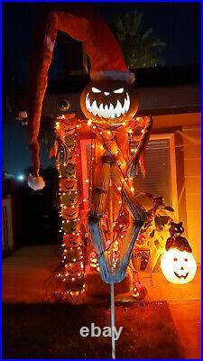 FULL SIZEHaunted Mansion Holiday SCARECROW JACK Nightmare beforexmas see video