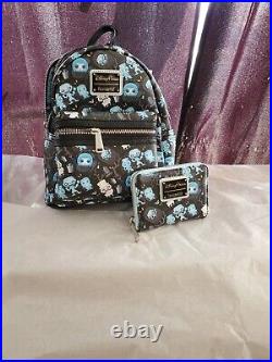 Funko POP! Loungefly Disney Parks Haunted Mansion Mini Backpack & Wallet NWT