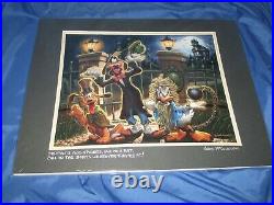 HAUNTED MANSION Disney Art Print by Greg McCullough Hand Signed withQuote
