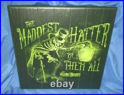 HAUNTED MANSION Hatbox Ghost Wood Sign (Disney Parks Exclusive)
