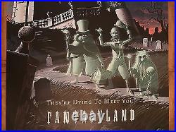HUGE 54 tall Park Size Disneyland Tokyo Haunted Mansion Attraction Poster RARE
