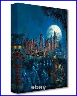 Haunted Mansion 16Hx12H Disney Halloween Treasures on Canvas by Rodel Gonzalez