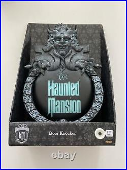 Haunted Mansion Door Knocker Nw Light Up Eyes Motion Activated Sound Hurry Back