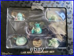 Haunted Mansion Ear Hat Ornament Set of 5 Disney Parks LE 2000 DAMAGED