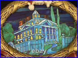 Haunted Mansion Holiday Nightmare Before Christmas Stained Glass 1st Edition LE