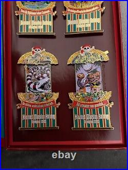 Haunted Mansion Holiday Stretching Portrait 4 Pin Boxed Set-LE 500