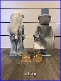 Haunted Mansion Mickey Mouse And Minnie Mouse Ghost Nutcracker Rare 2015 Statues