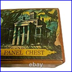 Haunted Mansion Secret Panel Wood Chest Puzzle Box Disneyland Vintage