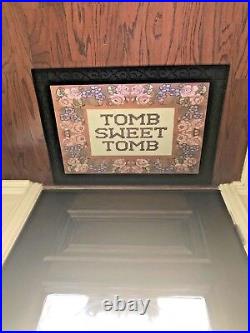 Haunted Mansion Tomb Sweet Tomb Door Mat 23x32 Disneyland Disney WDW 2018 RARE