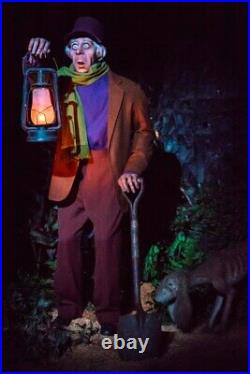 LIFESIZE Haunted Mansion Caretaker COMPLETE PROP Disneyland 50th D23 Gallery