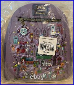 Loungefly Disney Haunted Mansion Mini Backpack Hot Topic Exclusive NEW WITH TAGS