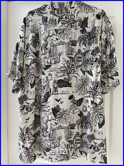 NEW Disney Haunted Mansion Tommy Bahama Camp Button Down Shirt Size XL