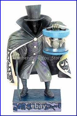 NEW Disney Parks Haunted Mansion Hatbox Ghost Jim Shore Figurine with Box IN HAND