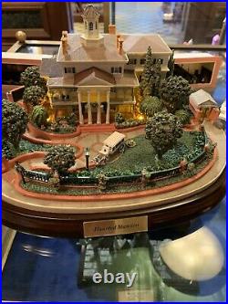 NEW Disneyland's Haunted Mansion Miniature Replica 3 Scenes COA Limited Edition