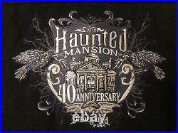 NEW HTF Lim Ed. Disneyland, Haunted Mansion 40th Anniversary Event, Large Jacket