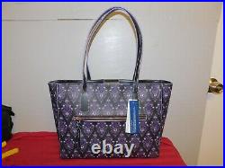 NWT 2020 Disney Parks Dooney And Bourke Haunted Mansion Purple Wallpaper Tote