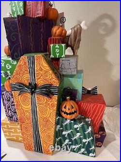 Nightmare Before Christmas Disney Park Haunted Mansion Holiday Stack of Presents