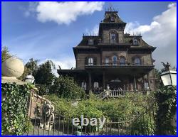 RARE 24x36 tall Park Size Phantom Manor Haunted Mansion Paris Disneyland poster